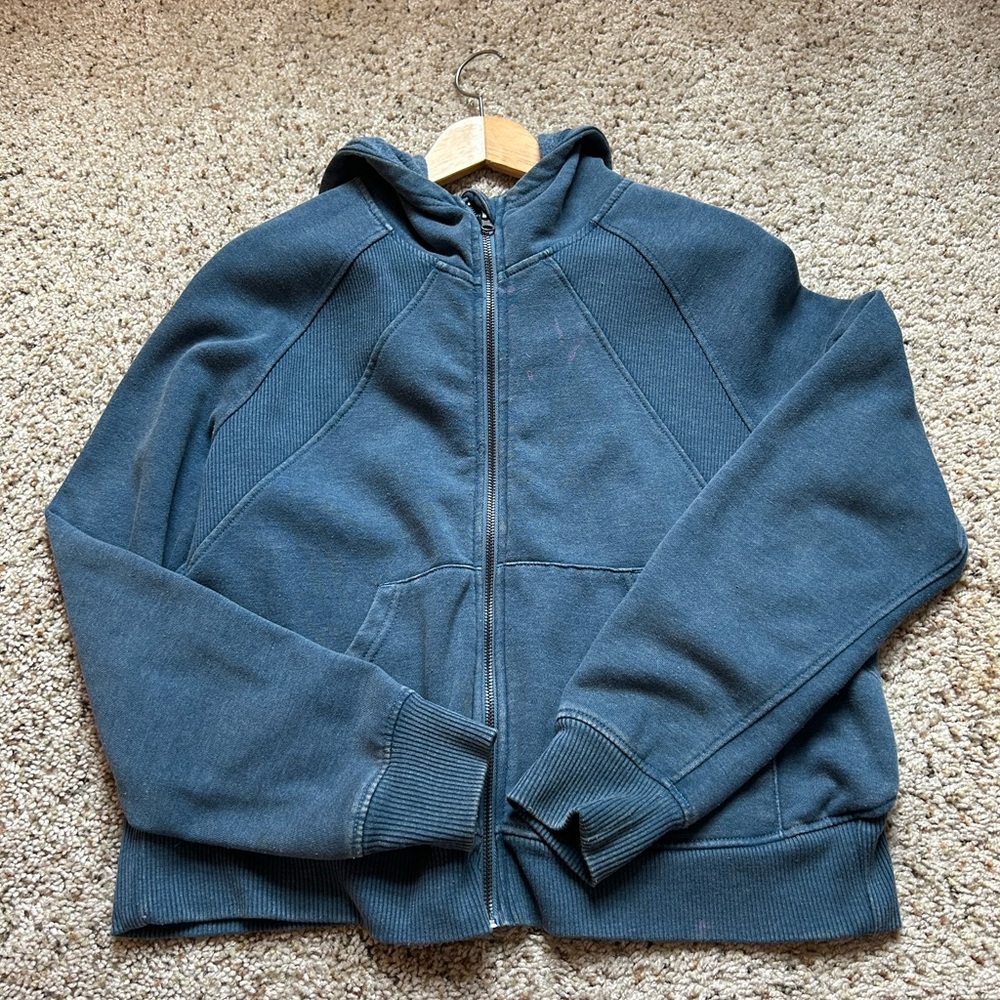 90 Degree By Reflex Textured Blue Jacket